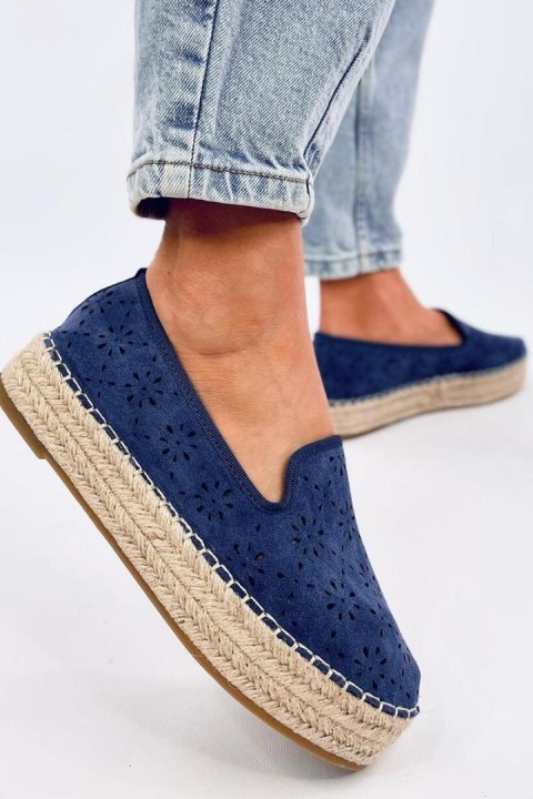 Espadryle ażurowe RIGOIS BLUE - Inello Espadryle ażurowe RIGOIS BLUE - Inello