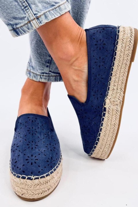 Espadryle ażurowe RIGOIS BLUE - Inello Espadryle ażurowe RIGOIS BLUE - Inello