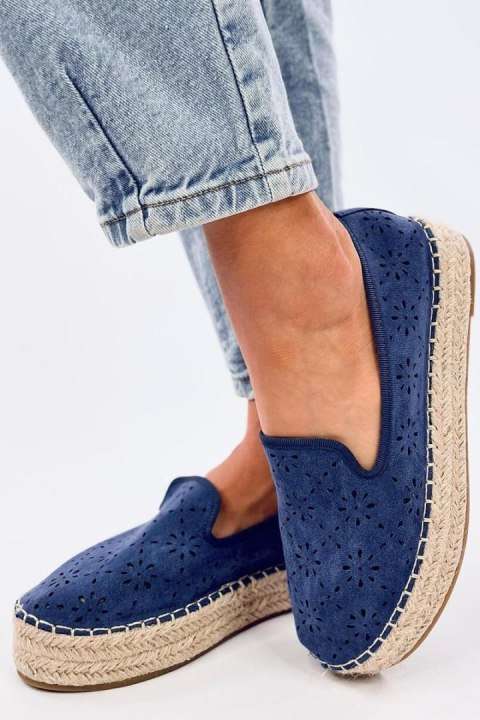 Espadryle ażurowe RIGOIS BLUE - Inello Espadryle ażurowe RIGOIS BLUE - Inello