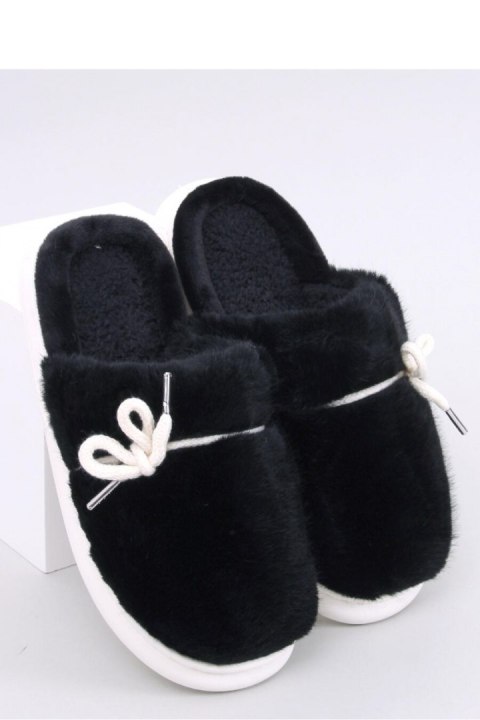 Kapcie futrzane TAPLIN BLACK - Inello Kapcie futrzane TAPLIN BLACK - Inello