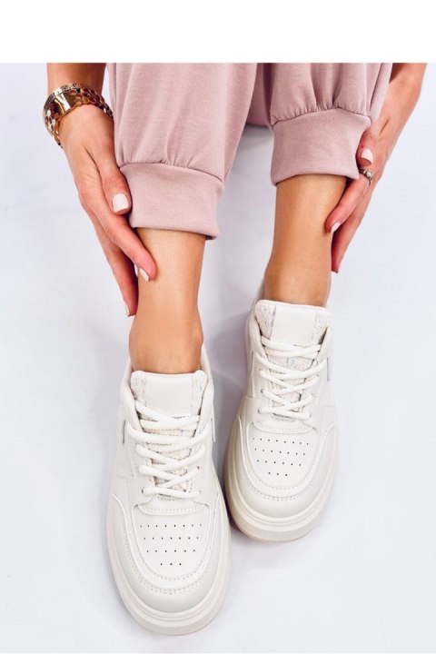 Sneakersy damskie pastelowe MOTIMES BEIGE PINK - Inello