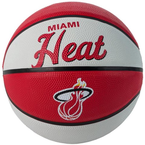 Piłka do koszykówki Wilson Team Retro Miami Heat Mini Ball Jr WTB3200XBMIA 3 Piłka do koszykówki Wilson Team Retro Miami Heat Mini Ball Jr WTB3200XBMIA 3