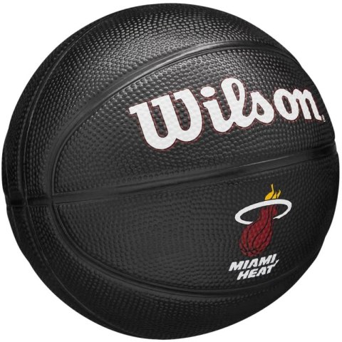 Piłka do koszykówki Wilson Team Tribute Miami Heat Mini Ball Jr WZ4017607XB 3 Piłka do koszykówki Wilson Team Tribute Miami Heat Mini Ball Jr WZ4017607XB 3