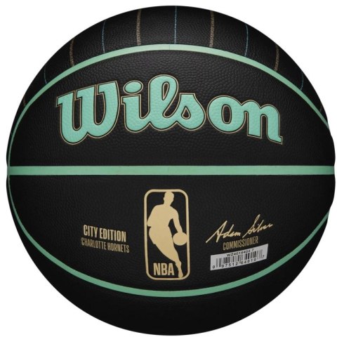Piłka do koszykówki Wilson NBA Team City Collector Charlotte Hornets Ball WZ4016404ID 7 Piłka do koszykówki Wilson NBA Team City Collector Charlotte Hornets Ball WZ4016404ID 7