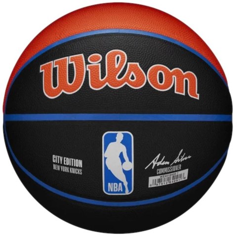 Piłka do koszykówki Wilson NBA Team City Collector New York Knicks Ball WZ4016420ID 7 Piłka do koszykówki Wilson NBA Team City Collector New York Knicks Ball WZ4016420ID 7