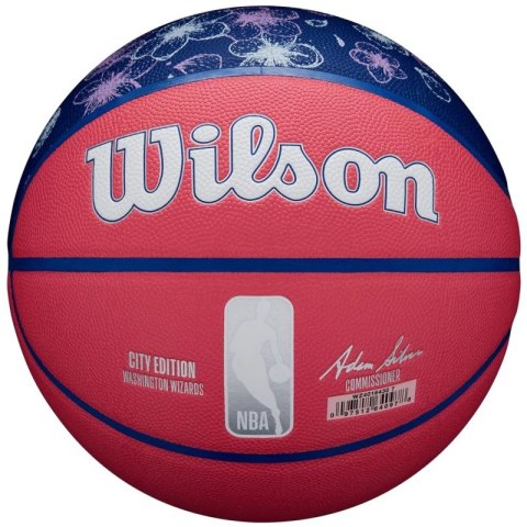 Piłka do koszykówki Wilson NBA Team City Collector Washington Wizards Ball WZ4016430ID 7 Piłka do koszykówki Wilson NBA Team City Collector Washington Wizards Ball WZ4016430ID 7