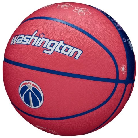 Piłka do koszykówki Wilson NBA Team City Collector Washington Wizards Ball WZ4016430ID 7 Piłka do koszykówki Wilson NBA Team City Collector Washington Wizards Ball WZ4016430ID 7