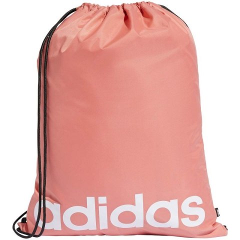 Worek na odzież i obuwie adidas Linear Gymsack IP5006 czerwony Worek na odzież i obuwie adidas Linear Gymsack IP5006 czerwony