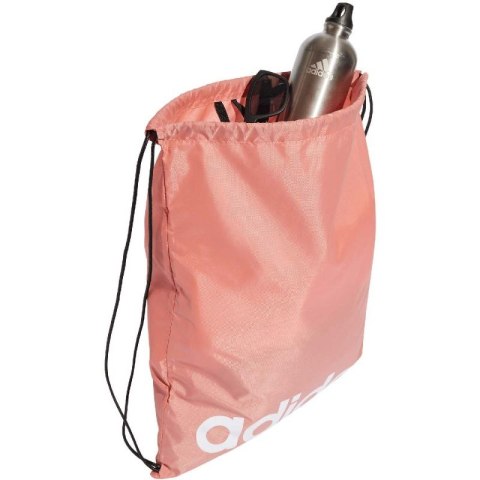 Worek na odzież i obuwie adidas Linear Gymsack IP5006 czerwony Worek na odzież i obuwie adidas Linear Gymsack IP5006 czerwony
