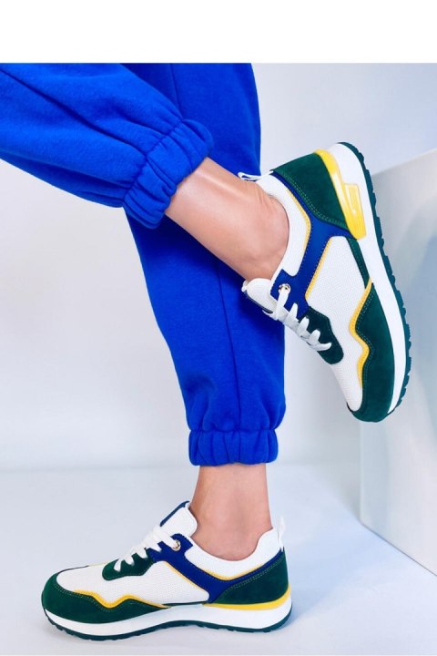 Sneakersy damskie CAGLE GREEN - Inello