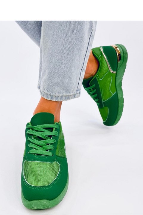 Sneakersy damskie leciutkie DOLEH GREEN - Inello