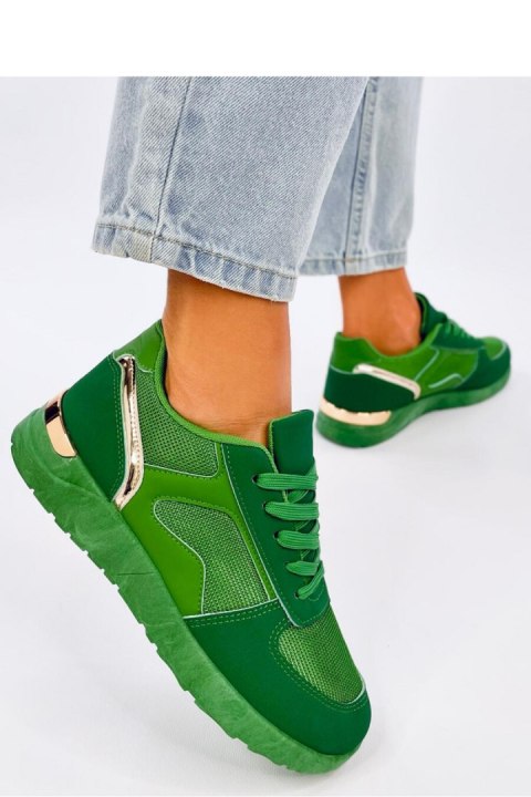 Sneakersy damskie leciutkie DOLEH GREEN - Inello