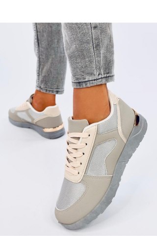 Sneakersy damskie leciutkie DOLEH GREY - Inello