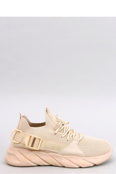 Sneakersy skarpetkowe WADES BEIGE - Inello