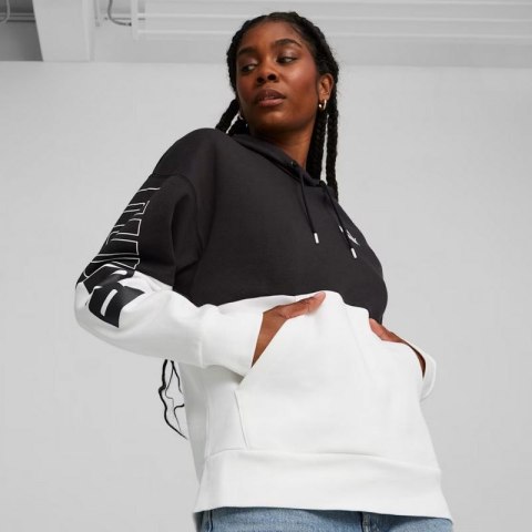 Bluza Puma Power Colorblock Hoodie FL W 676023 01 XL Bluza Puma Power Colorblock Hoodie FL W 676023 01 XL