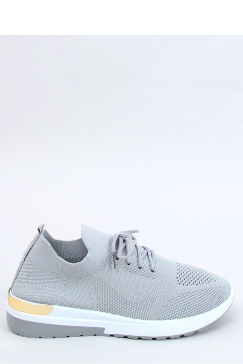 BUTY SPORTOWE SKARPETKOWE SZARE G-363 GRAY - Inello