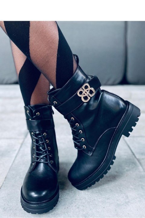 Botki militarne VICKY BLACK - Inello