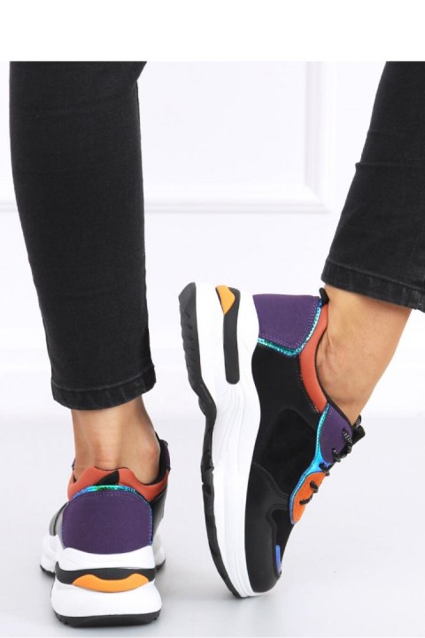 Buty sportowe OTAVIA BLACK/ORANGE - Inello