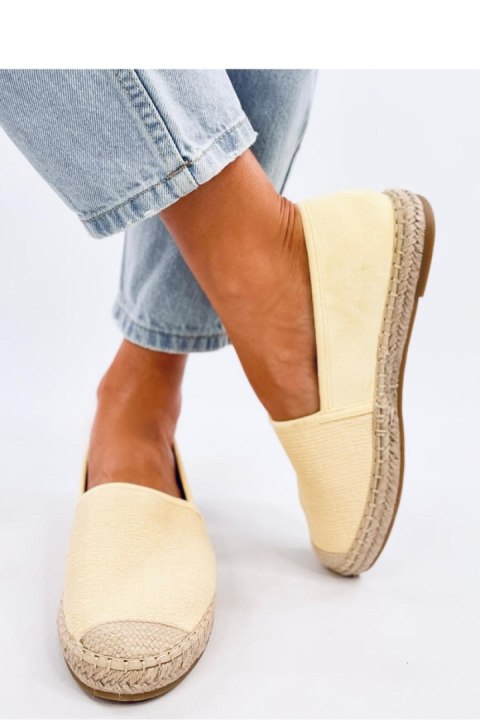 Espadryle damskie płócienne HAYDON YELLOW - Inello