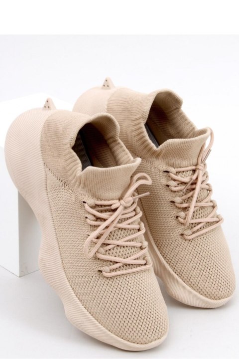 Skarpetkowe buty sportowe DESIRE KHAKI - Inello