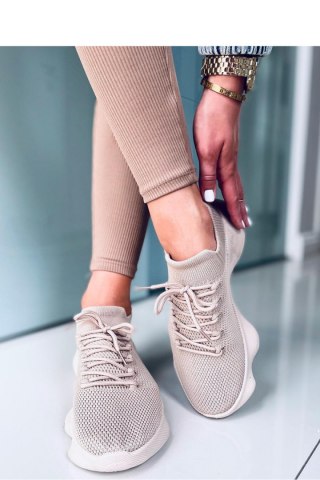 Skarpetkowe buty sportowe DESIRE KHAKI - Inello