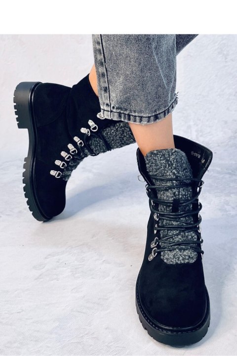 Traperki sznurowane LEGGS BLACK - Inello Traperki sznurowane LEGGS BLACK - Inello