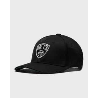 Czapka z daszkiem Mitchell & Ness NBA Brooklyn Nets Team Logo High Crown 6 Panel Classic Red Snapback HHSSINTL102-BNEYYPPPBLCK O