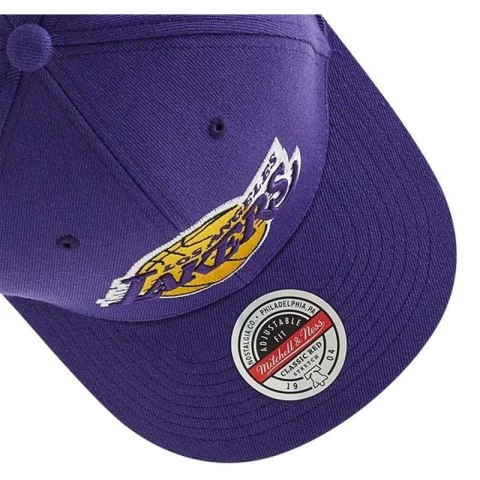 Czapka z daszkiem Mitchell & Ness NBA Los Angeles Lakers Team Ground 2.0 Stretch Snapback Lakers HHSS3257-LALYYPPPPURP OSFM Czapka z daszkiem Mitchell & Ness NBA Los Angeles Lakers Team Ground 2.0 Stretch Snapback Lakers HHSS3257-LALYYPPPPURP OSFM