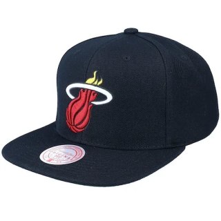 Czapka z daszkiem Mitchell & Ness NBA Miami Heat Top Spot Snapback Hwc Heat HHSS2976-MHEYYPPPBLCK OSFM