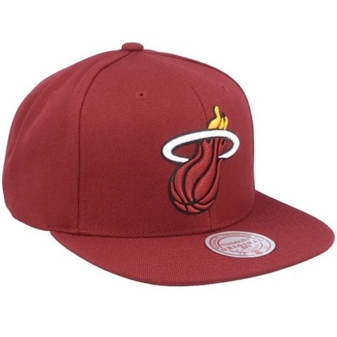 Czapka z daszkiem Mitchell & Ness NBA Miami Heat Top Spot Snapback Hwc Heat HHSS3256-MHEYYPPPMARO OSFM Czapka z daszkiem Mitchell & Ness NBA Miami Heat Top Spot Snapback Hwc Heat HHSS3256-MHEYYPPPMARO OSFM