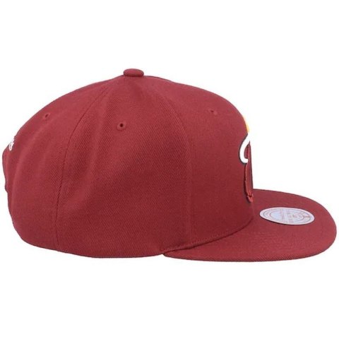 Czapka z daszkiem Mitchell & Ness NBA Miami Heat Top Spot Snapback Hwc Heat HHSS3256-MHEYYPPPMARO OSFM Czapka z daszkiem Mitchell & Ness NBA Miami Heat Top Spot Snapback Hwc Heat HHSS3256-MHEYYPPPMARO OSFM