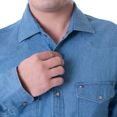 Koszula Tommy Hilfiger Denim Shirt M MW0MWII870-IAO L Koszula Tommy Hilfiger Denim Shirt M MW0MWII870-IAO L