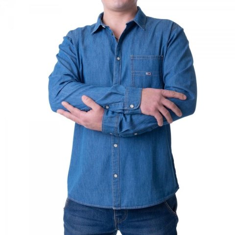 Koszula Tommy Jeans Tjm Cotton Denim Shirt Mid Indigo M DM0DM08399-447 M Koszula Tommy Jeans Tjm Cotton Denim Shirt Mid Indigo M DM0DM08399-447 M