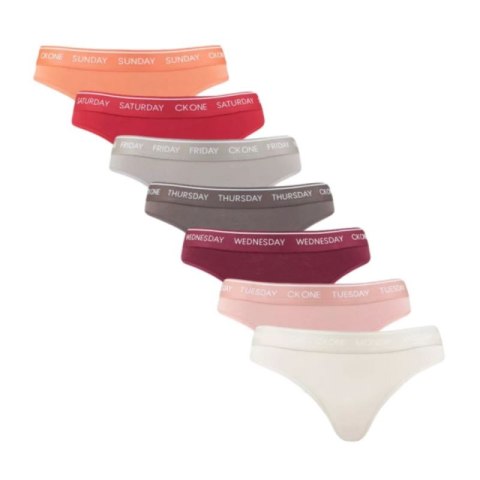 Stringi Calvin Klein Thong 7Pk W 000QF5937E M Stringi Calvin Klein Thong 7Pk W 000QF5937E M