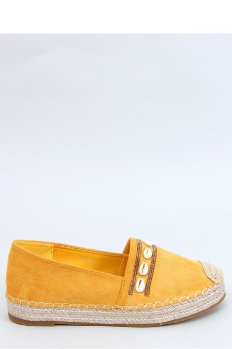 ESPADRYLE Z MUSZELKAMI MIODOWE 6771 YELLOW - Inello