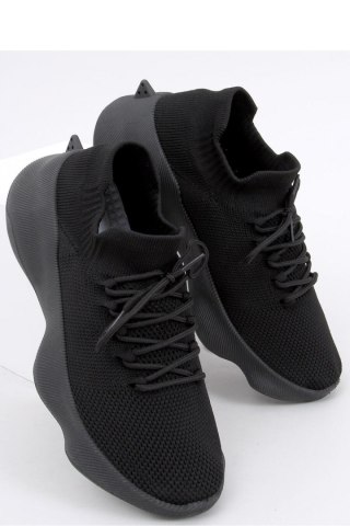 Skarpetkowe buty sportowe DESIRE ALL BLACK - Inello