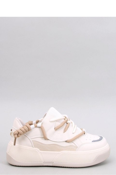 Sneakersy damskie KENNAR BEIGE - Inello Sneakersy damskie KENNAR BEIGE - Inello