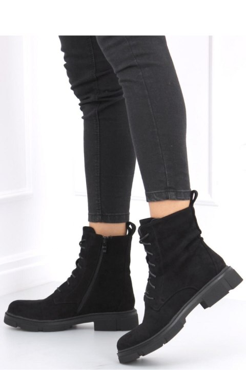 Workery sznurowane ZOE BLACK - Inello Workery sznurowane ZOE BLACK - Inello