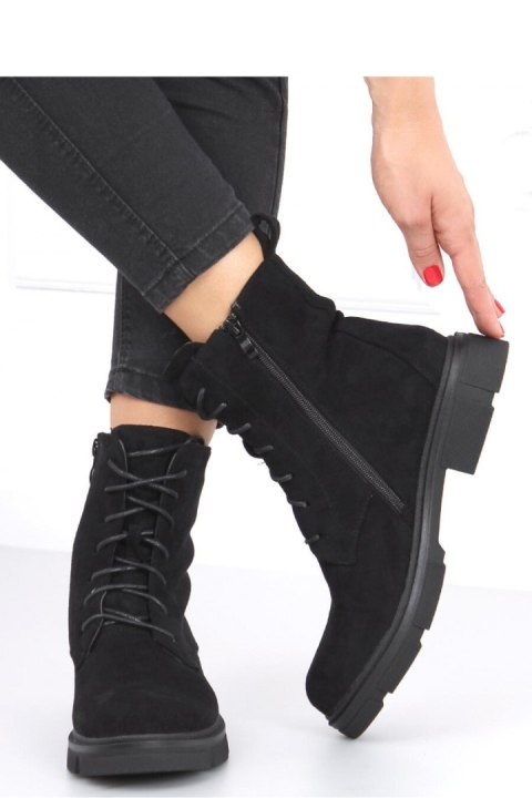 Workery sznurowane ZOE BLACK - Inello Workery sznurowane ZOE BLACK - Inello
