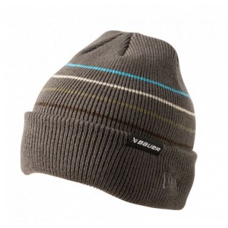 Czapka zimowa Bauer NE Striped Toque 1062316 szary