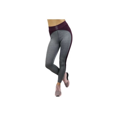 Legginsy GymHero Leggins W GREY-HEART S Legginsy GymHero Leggins W GREY-HEART S