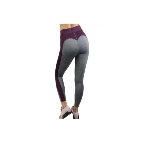 Legginsy GymHero Leggins W GREY-HEART XS Legginsy GymHero Leggins W GREY-HEART XS