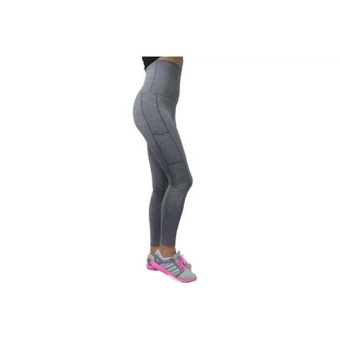 Legginsy GymHero Leggins W PUSHUP-GREY S Legginsy GymHero Leggins W PUSHUP-GREY S