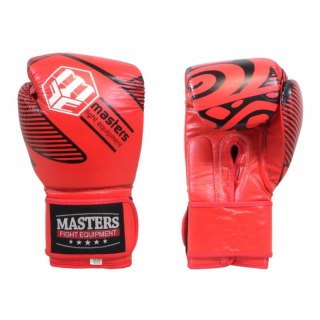 Rękawice bokserskie skórzane Masters Rbt-Red 14 oz 01806022-14 N/A