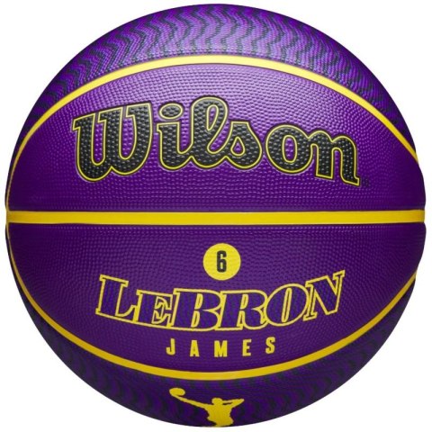 Piłka Wilson NBA Player Icon LeBron James Outdoor Ball WZ4027601XB 7