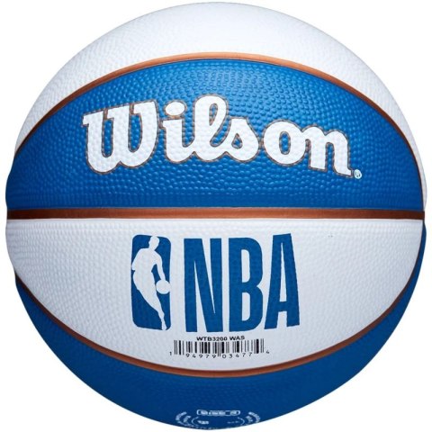 Piłka do koszykówki Wilson Team Retro Washington Wizards Mini Ball WTB3200XBWAS 3 Piłka do koszykówki Wilson Team Retro Washington Wizards Mini Ball WTB3200XBWAS 3