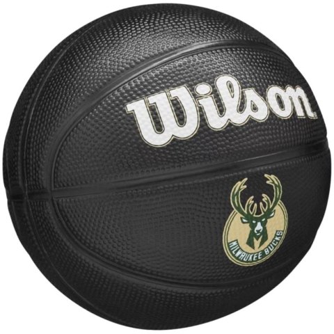 Piłka do koszykówki Wilson Team Tribute Milwaukee Bucks Mini Ball WZ4017606XB 3 Piłka do koszykówki Wilson Team Tribute Milwaukee Bucks Mini Ball WZ4017606XB 3
