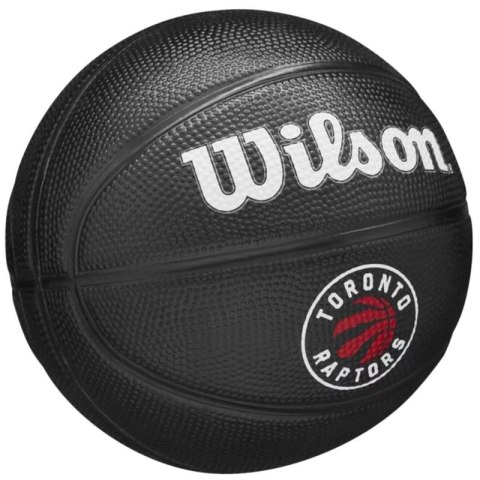 Piłka do koszykówki Wilson Team Tribute Toronto Raptors Mini Ball WZ4017608XB 3 Piłka do koszykówki Wilson Team Tribute Toronto Raptors Mini Ball WZ4017608XB 3