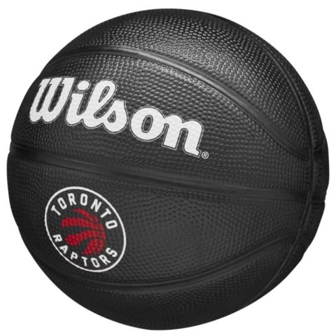 Piłka do koszykówki Wilson Team Tribute Toronto Raptors Mini Ball WZ4017608XB 3 Piłka do koszykówki Wilson Team Tribute Toronto Raptors Mini Ball WZ4017608XB 3