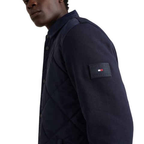 Kurtka Tommy Hilfiger Mix Media Quilted Coach Jacket M MW0MW27894 S Kurtka Tommy Hilfiger Mix Media Quilted Coach Jacket M MW0MW27894 S